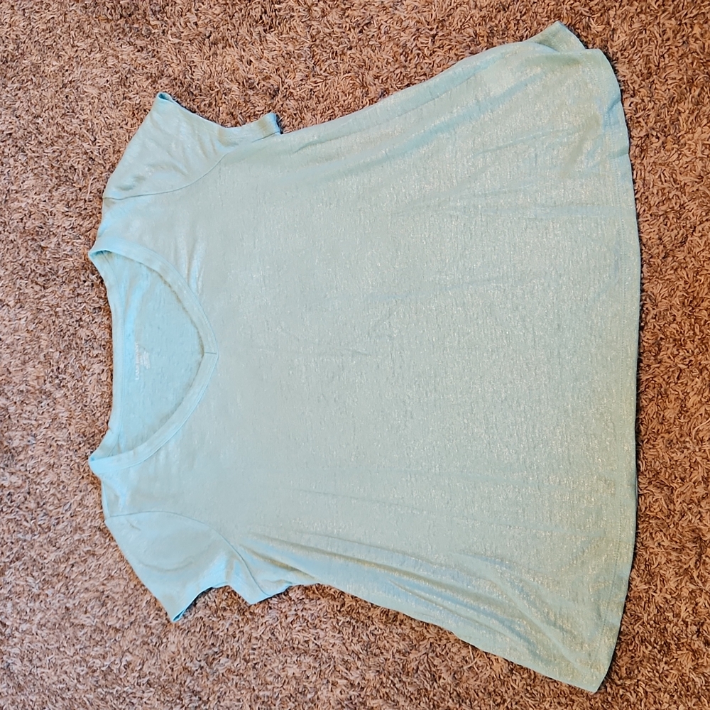 Lane Bryant V neck short sleeve top